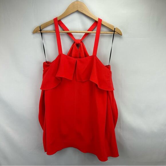 Proenza Schouler Elegant Red Off-Shoulder Women's Top - Size 0 - Picture 2 of 6